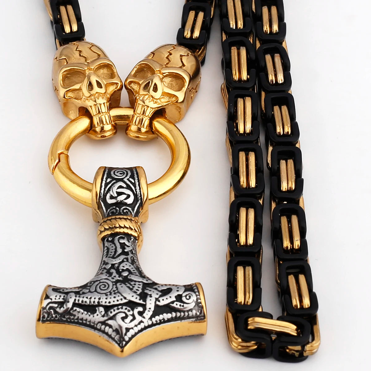 Thor Skullborn Mjölnir Pendant Necklace
