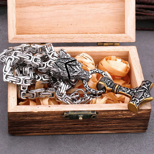 Thor Wolfstrike Pendant Necklace