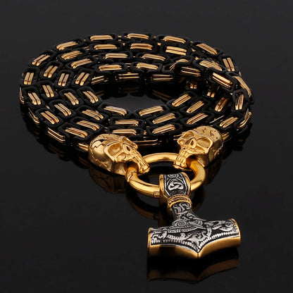 Thor Skullborn Mjölnir Pendant Necklace
