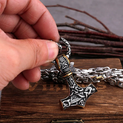 Thor Wolfstrike Pendant Necklace