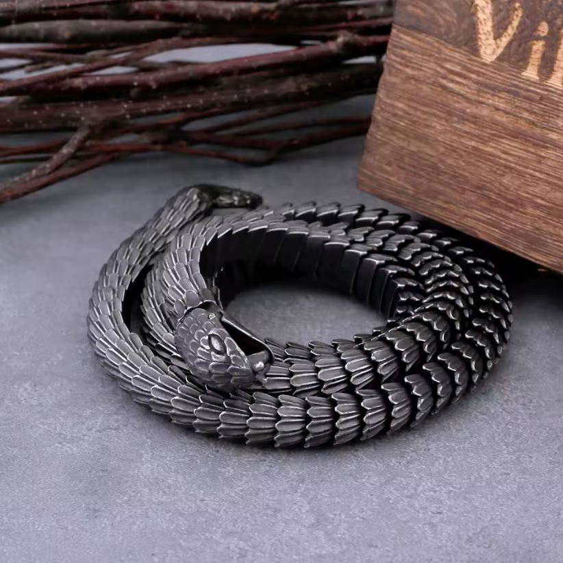 Vintage Nordic Viking Necklace & Bracelet