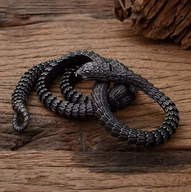Vintage Nordic Viking Necklace & Bracelet