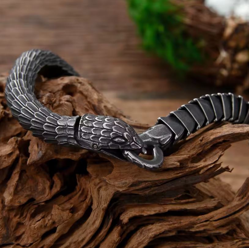 Vintage Nordic Viking Necklace & Bracelet