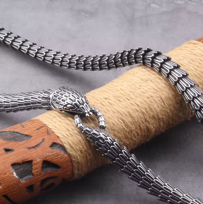 Vintage Nordic Viking Necklace & Bracelet