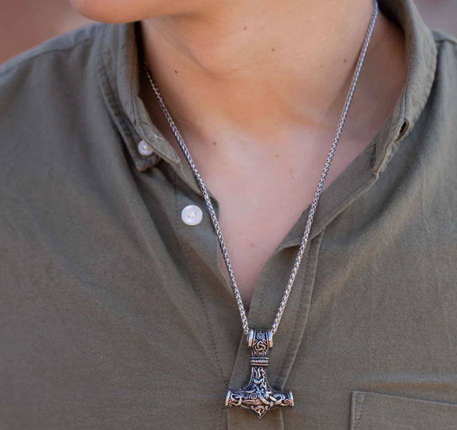 Thor Wolfstrike Pendant Necklace